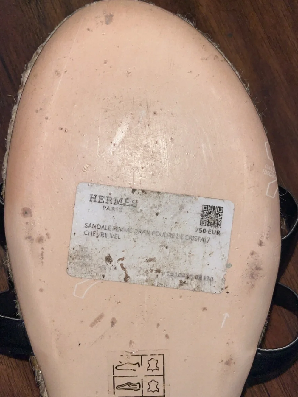 Hermes famosa espadrille sandal